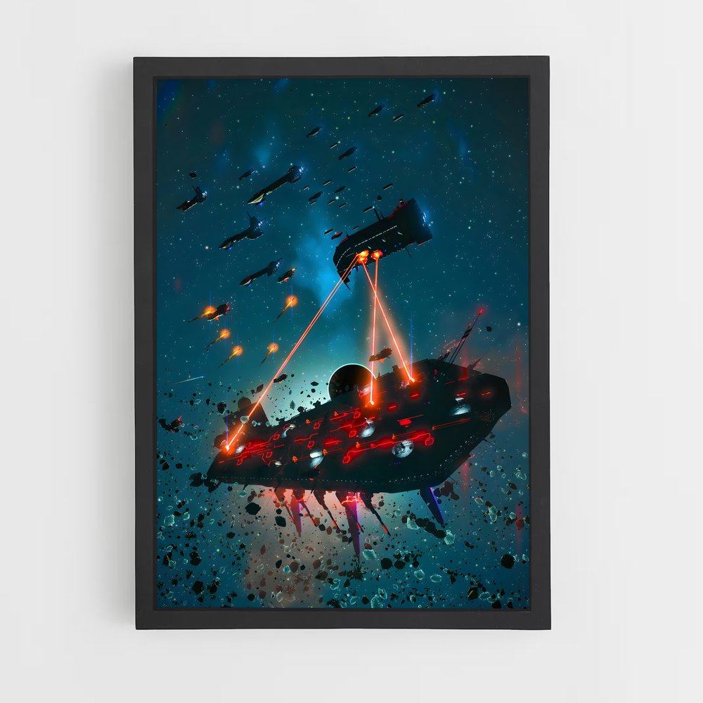 Poster Galaxies en Voyage – affiche No man sky (vue 2)